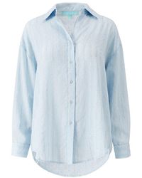 Melissa Odabash - Ziggy Pale Shirt - Lyst