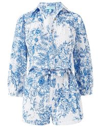 Melissa Odabash - Suri Coastal Playsuit - Lyst