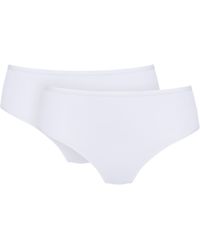 Mey - American Pants | Doppelpack Serie Pure Sense Weiss - Lyst