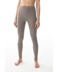 Mey - Leggings Serie Wool Love Deep Taupe - Lyst