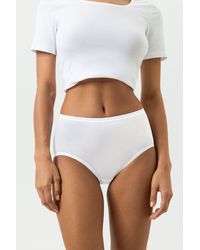 Mey - Taillen-Slip Serie Lights Basic Weiss - Lyst
