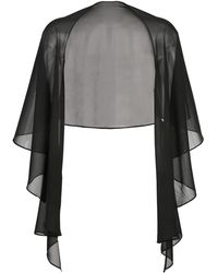 MIAMODA Jasje Als Bolero Of Stola Te Dragen - Zwart