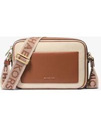 MICHAEL Michael Kors - Maeve Large Canvas Crossbody Bag - Lyst