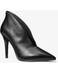 MICHAEL Michael Kors - Michael Kors Tonya Leather Pump - Lyst