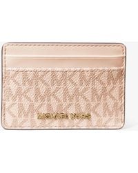 MICHAEL Michael Kors - Jet Set Card Holder - Lyst