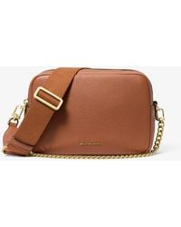 Michael Kors - Bryant Medium Pebbled Leather Camera Crossbody Bag - Lyst