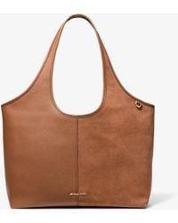 Michael Kors - Henly Large Leather And Suede Tote Bag - Lyst