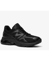 Michael Kors - Mk Kit Extreme Mesh And Leather Trainer - Lyst