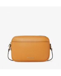 Michael Kors - Jet Set Large Pebbled Leather Camera Crossbody Bag - Lyst