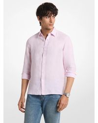 Michael Kors - Mk Classic-Fit Linen Shirt - Lyst