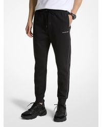 Michael Kors - Mk Logo Tape Cotton Blend Jogger - Lyst