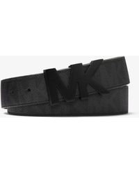 mk belt all black