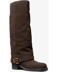 MICHAEL Michael Kors - Mkbota Colby De Piel Con Logotipo - Lyst
