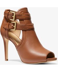 Michael Kors - Blaze Open-Toe Ankle Boot - Lyst