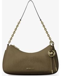 MICHAEL Michael Kors - Mk Nolita Medium Nubuck Chain Pochette - Lyst