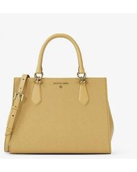 Michael Kors - Marilyn Medium Saffiano Leather Satchel - Lyst