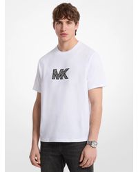 Michael Kors - Mk Graphic Logo Cotton T-Shirt - Lyst