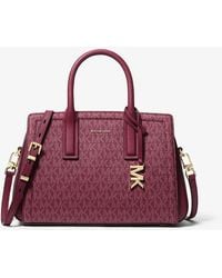 Michael Kors - Mk Borsa A Mano Laila Piccola Con Logo - Lyst