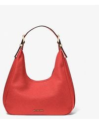 Michael Kors - Nolita Small Pebbled Leather Hobo Shoulder Bag - Lyst