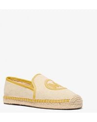 Michael Kors - Hastings Two-Tone Cotton Blend Canvas Espadrille - Lyst