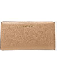 Michael Kors - Mk Bryant Large Pebbled Leather Snap-Front Wallet - Lyst
