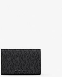 Michael Kors - Mk Hudson Signature Logo Card Case - Lyst