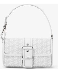 Michael Kors - Sac porté épaule Colby de taille moyenne à logo Empire Signature - Lyst