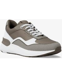 Michael Kors - Mk Trevor Mixed-Media Trainer - Lyst