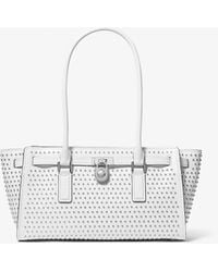 MICHAEL Michael Kors - Mkbolso Satchel Hamilton Moderne Pequeño De Piel Con Ojales - Lyst