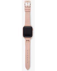 Michael Kors Leather Strap For Apple Watch® - Pink