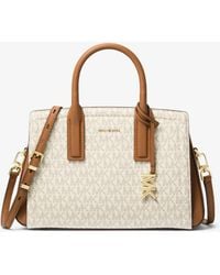 Michael Kors - Laila Small Signature Logo Satchel - Lyst