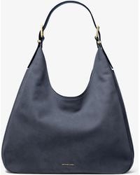 MICHAEL Michael Kors - Michael Kors Nolita Large Nubuck Hobo Shoulder Bag - Lyst