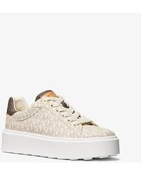 Michael Kors - Romey Two-Tone Logo Platform Sneaker - Lyst