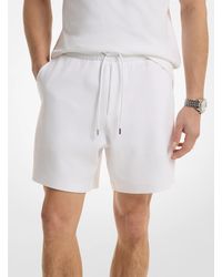 Michael Kors - Mk Logo Pocket Cotton Blend Shorts - Lyst