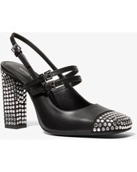 MICHAEL Michael Kors - Mk Matilda Studded Leather Pump - Lyst