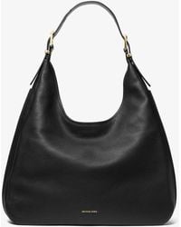 Michael Kors - Mk Nolita Large Pebbled Leather Hobo Shoulder Bag - Lyst