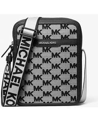 Michael Kors - Cooper Logo Jacquard Flight Bag - Lyst