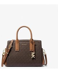 Michael Kors - Laila Small Signature Logo Satchel - Lyst