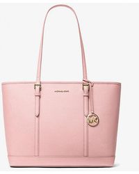 Michael Kors - Jet Set Travel Large Saffiano Leather Tote Bag - Lyst