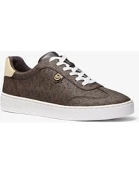 MICHAEL Michael Kors - Mk Scotty Signature Logo Trainers - Lyst