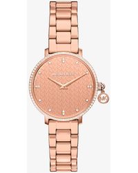 Michael Kors - Mini Pyper Pavé-Tone Watch - Lyst