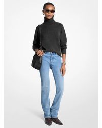 MICHAEL Michael Kors - Mk Wool Polo Neck Jumper - Lyst