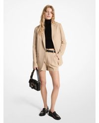MICHAEL Michael Kors - Mk Crepe Boyfriend Blazer - Lyst
