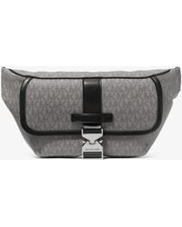 Michael Kors - Hudson Signature Logo Sling Pack - Lyst