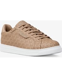 Michael Kors - Mk Keating Signature Logo Trainers - Lyst