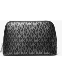 MICHAEL Michael Kors - Mk Kit Da Viaggio Jet Set Piccolo Con Logo Metallizzato - Lyst