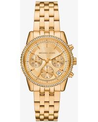 Michael Kors - Mk Orologio Ritz Mini Tonalità Con Pavé - Lyst