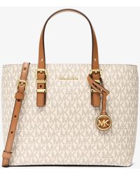 MICHAEL Michael Kors - Mk Quinn Small Signature Logo Convertible Crossbody Bag - Lyst