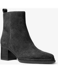MICHAEL Michael Kors - Mk Lex Suede Boot - Lyst