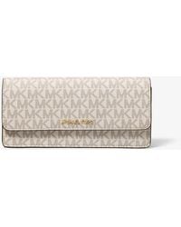 MICHAEL Michael Kors - Portafoglio Jet Set grande con logo - Lyst